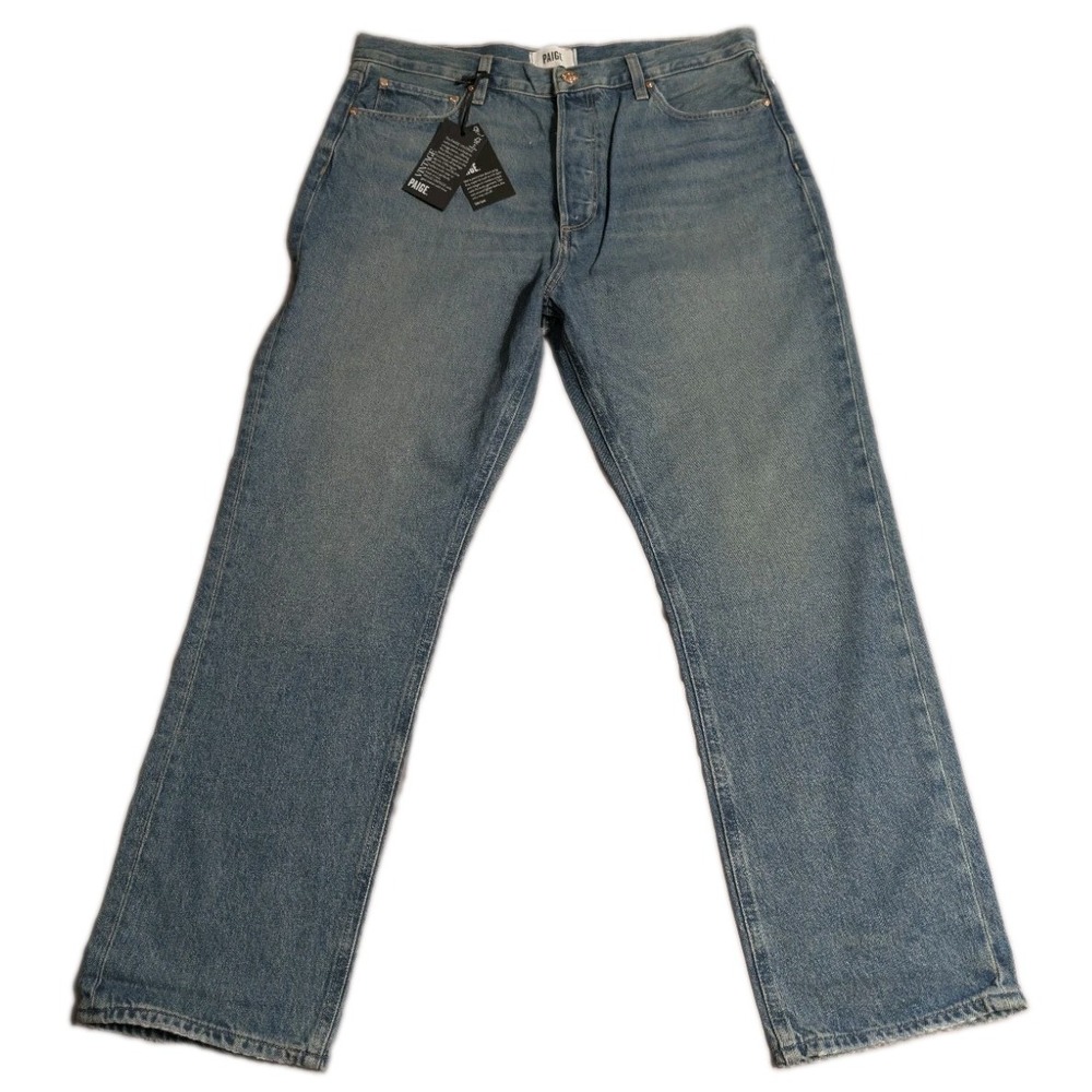 Paige Billy Jeans Womens 31 Blue High Rise Straight Ankle Paige Vintage NWT